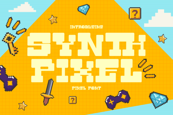 Boost Your Brand with Synth Pixel: A Retro-Styled Display Font