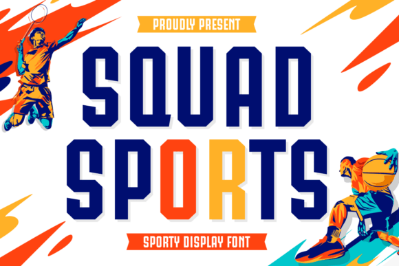 Boost Your Editorial Design with Squad Sports Font