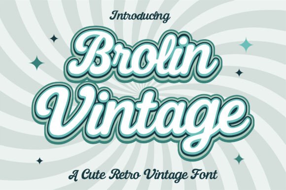 Brolin Vintage: A Charming Display Font