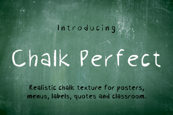Chalk Perfect: A Hand-Drawn Display Font for Web Design