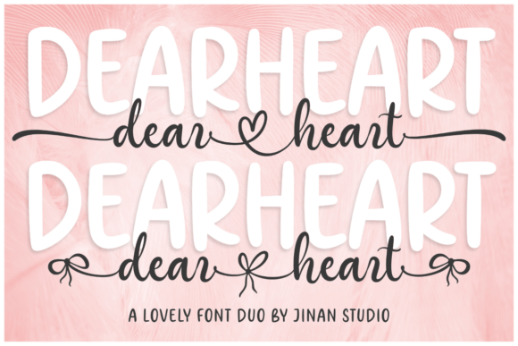 Dearheart: A Charming Font Duo for Crafters and Makers