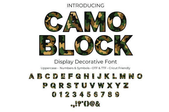 Designing with Camo Block: A Bold Display Font for Branding
