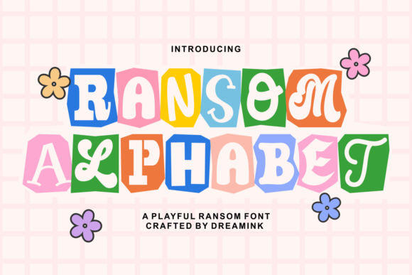 Discover Ransom Alphabet: A Charming Vintage Display Font
