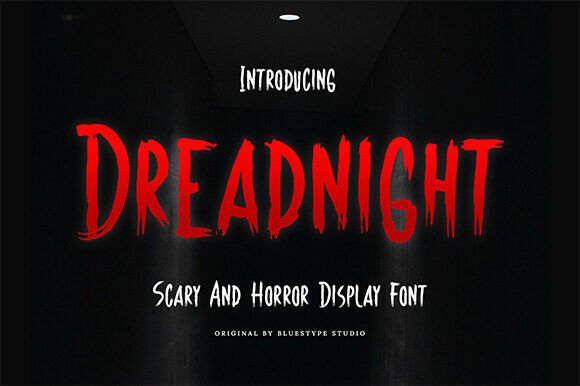 Dreadnight: A Bold and Mysterious Typeface