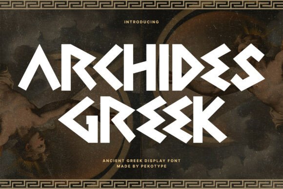 Elevate Your Brand with Archides: A Bold Ethnic Display Font
