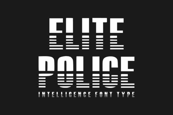 Elite Police: A Bold and Authoritative Typeface
