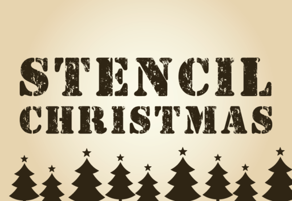 Enhance Your Brand with Stencil Christmas Font