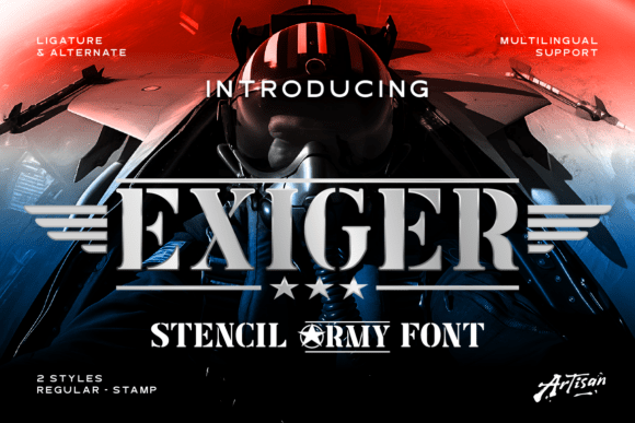Exiger: The Bold Authority in Display Fonts