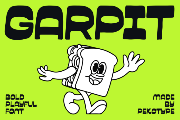 Garpit: A Bold and Playful Font for Eye-Catching Campaigns