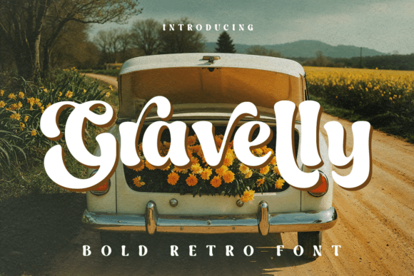 Gravelly Regular: A Bold Retro Font for Eye-Catching Designs