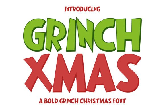 Grinch Xmas: A Playful Christmas Font for Web Design