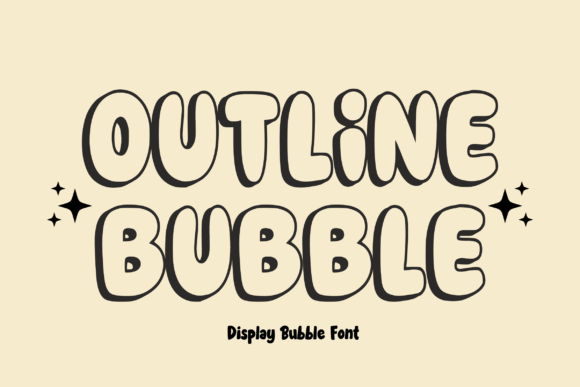 Outline Bubble: A Friendly Font for Your Brand's Visuals