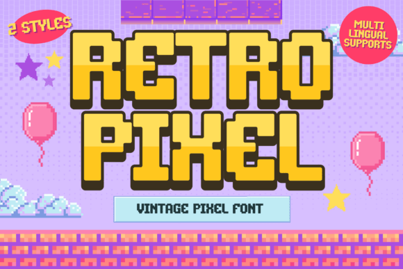 Retro Pixel: A Nostalgic Display Font for Web Design