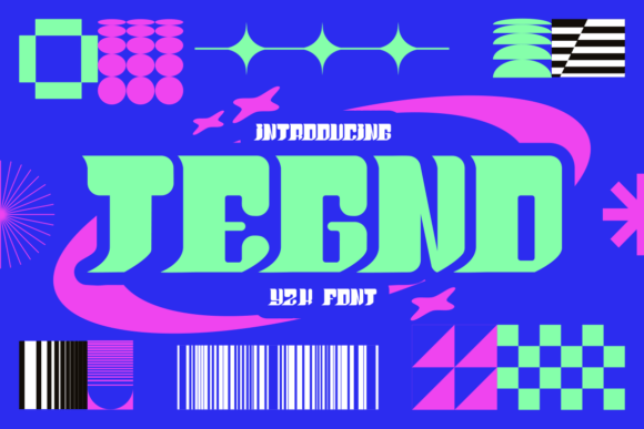 Revamp Your Brand with Tegno: A Retro-Futuristic Display Font