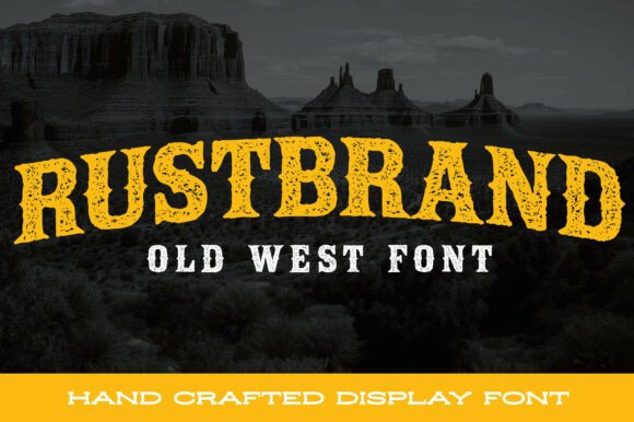 Rustbrand: A Bold and Distressed Font for Editorial Design