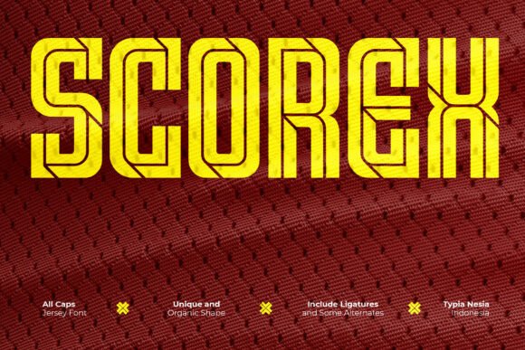 Scorex: A Bold and Tight Font for Modern Editorial Design