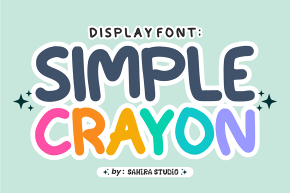Simple Crayon: A Charming Font for Handmade Creations