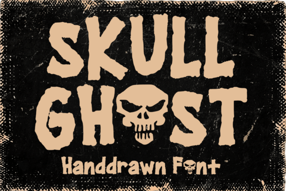 Skull Ghost: A Bold Display Font for Halloween and Rock Vibes