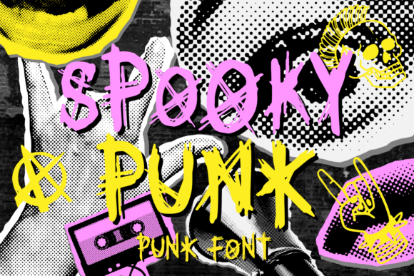 Spooky Punk: A Bold Font for Crafters and Creators