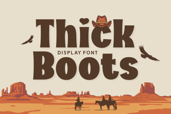 Thick Boots: A Bold and Rugged Display Font