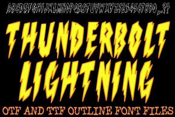 Thunderbolt Lightning: A Bold Font for Dynamic Web Design
