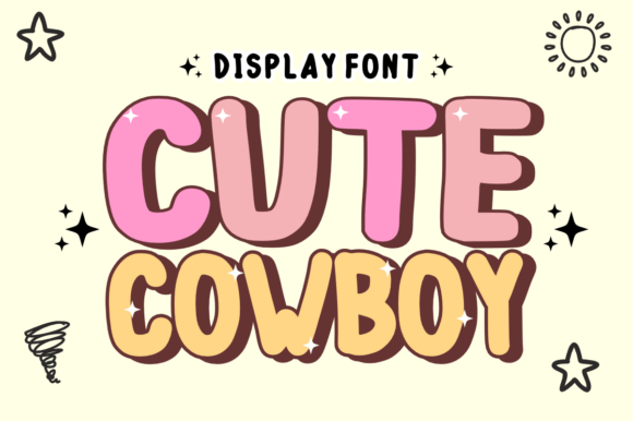 Transform Your Brand with Cute Cowboy Font