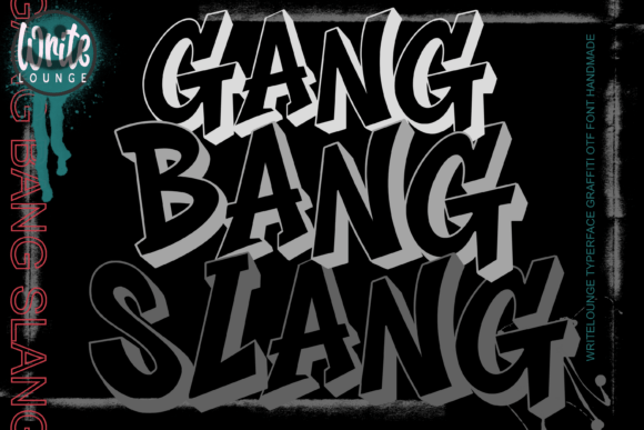 Transform Your Brand with Gang Bang Slang Font