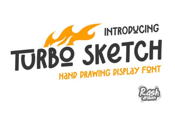Turbo Sketch: A Bold Font for Creative Publication Design