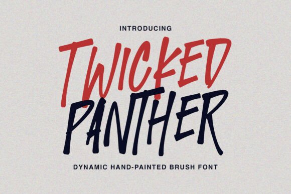 Twicked Panther: The Dynamic Font for Bold Campaigns