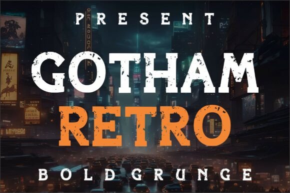 Unleash Creativity with Gotham Retro Font