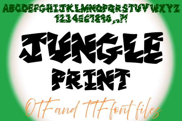 Unleash Creativity with Jungle Print Font in Campaigns