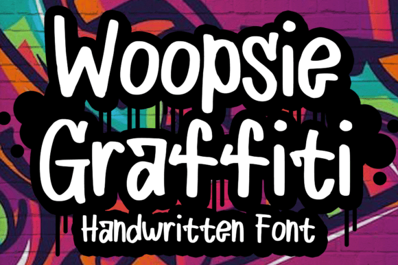 Woopsie Graffiti: A Playful Font for Editorial Design